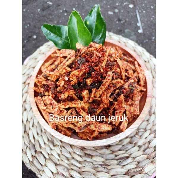 

Basreng pedas daun jeruk | cemilan basreng viral |baso goreng isi 250gram|