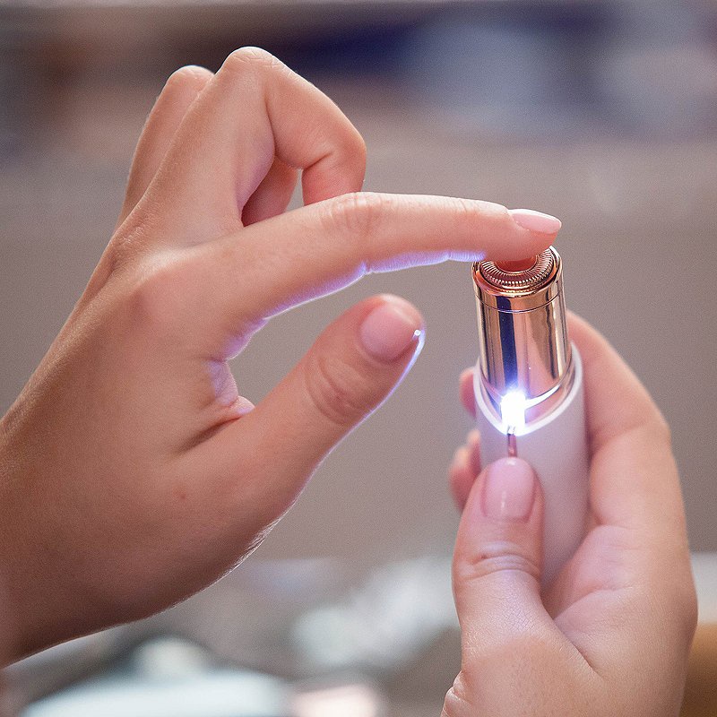 ZILLO Alat Cukur Penghilang Bulu Halus Untuk Wajah Ketiak Pembersih Bulu Tipis Tanpa Rasa Sakit Facial Hair Remover