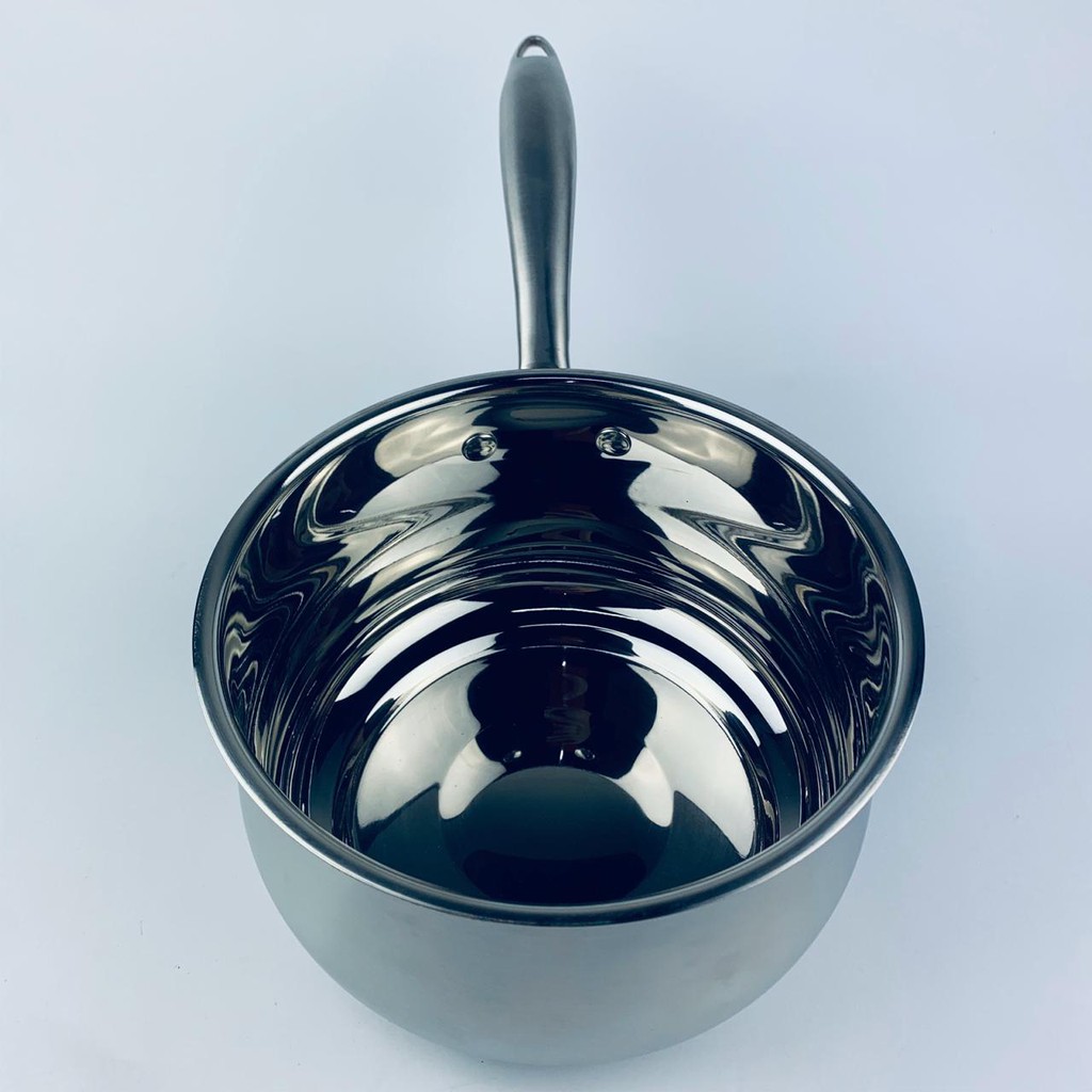 POT STAINLESS STEEL MILK PAN MENTEGA/KOPI SUSU HANGAT 18CM WEIBAO