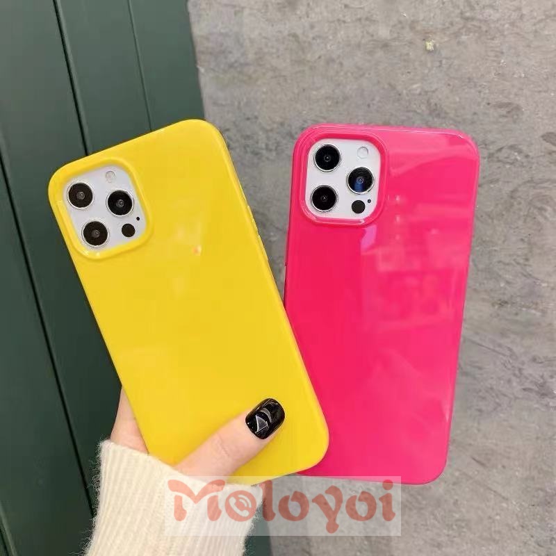 Soft Case Bahan TPU Warna Jelly Terang Untuk IPhone 11 12 Pro MAX 7plus 8plus 7 8 XR XS MAX X SE 2020