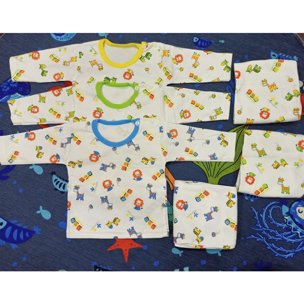 Baju bayi newborn setelan katun MOTIF perlengkapan bayi/ ZOO