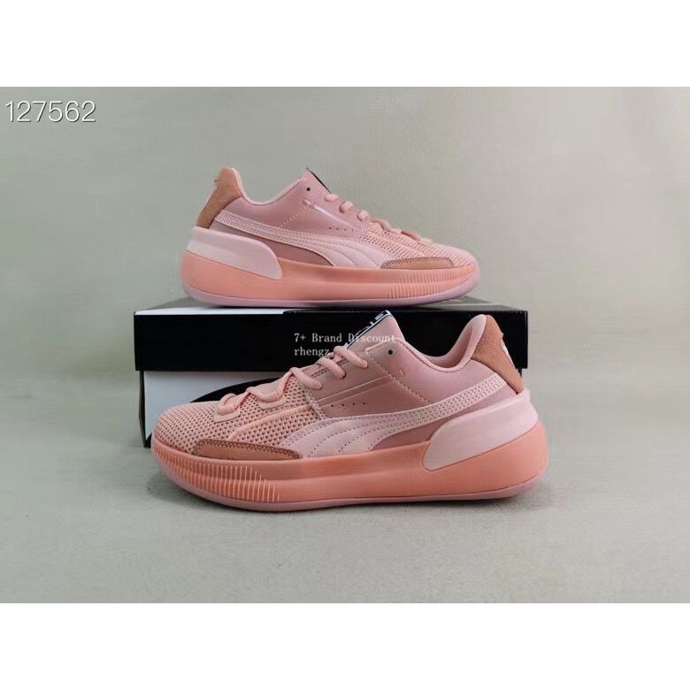 puma pink basketball shoes