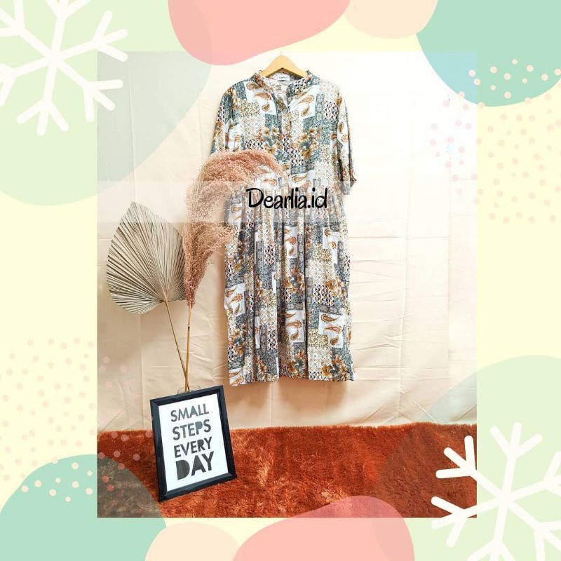 Vintage short dress - VERSI JUMBO