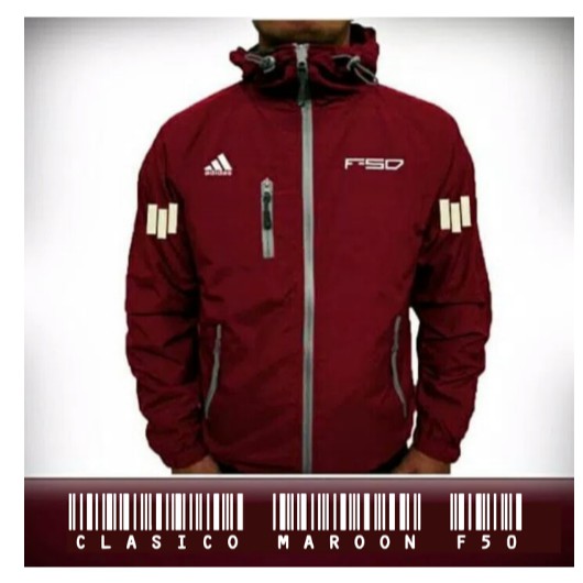 JAKET GUNUNG TRACKER ADIDAS MAROON