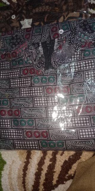 Terlaris Serut Genes Jelita Tunic Navbor Yelbor Whitbor Creambor Tunik Batik Modern Hrb030 Dolbi Dob