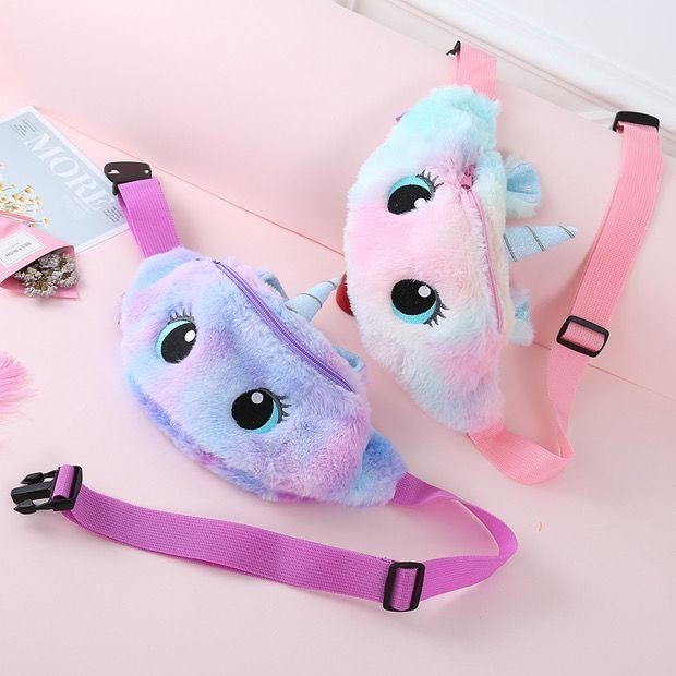 Tas Sling Bag Anak Tas Unicorn Boneka Plush Tas Selempang Anak