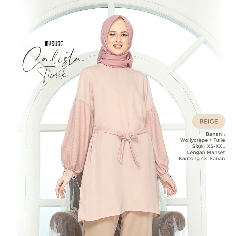 ATASAN TUNIK CALISTA || FELICIA TUNIK  || MYSURE