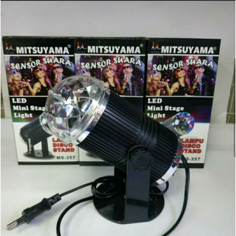 Lampu Disco Led Sensor Suara / Lampu Disko Stand Sensor suara Mitsuyama MS - 357