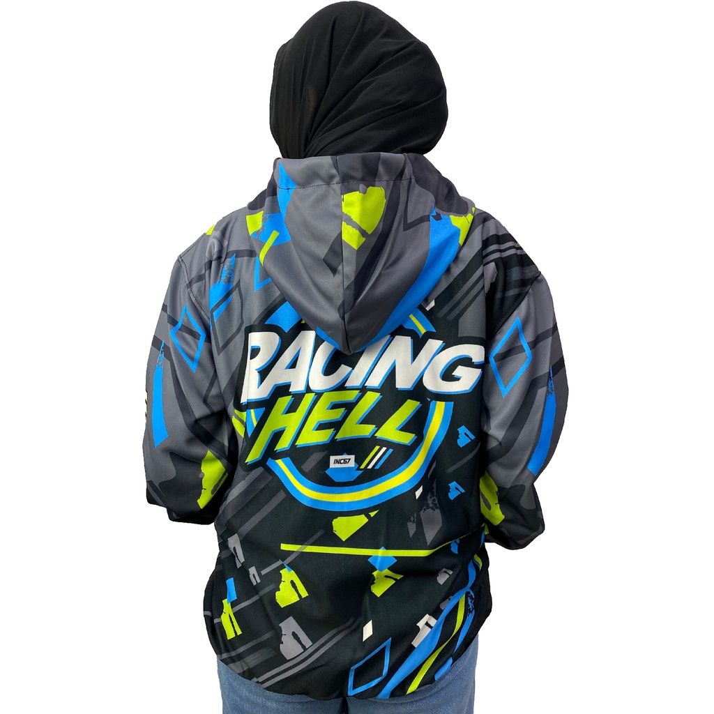Jaket Racing Hell Balap Motor Pria Wanita II Jaket sunmori Racing Hell Size Jumbo