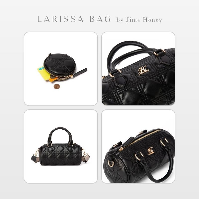 LARISSA BAG JIMS HONEY ORI 2 IN 1 TAS SELEMPANG WANITA IMPOR FASHION CEWEK KOREA SLING BAHU JIMSHONEY