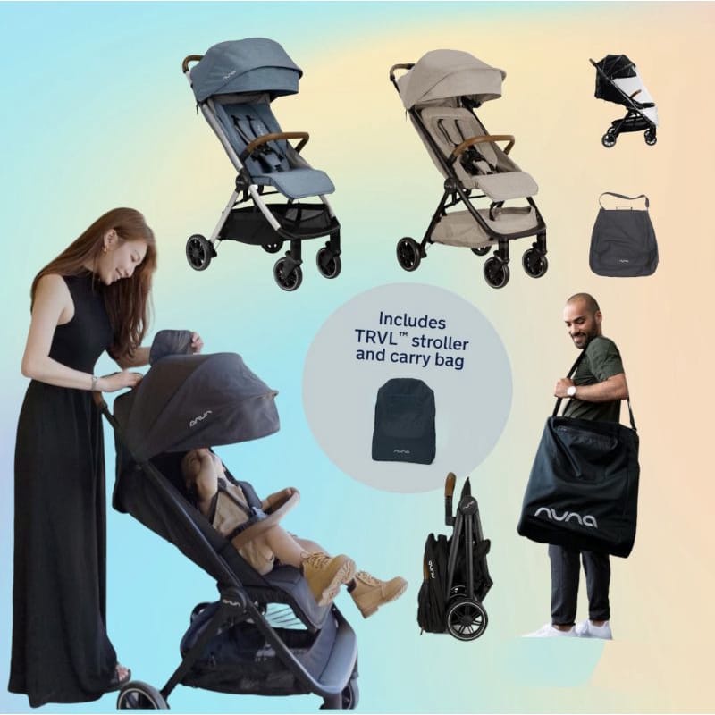 Kereta Dorong Bayi Nuna TRVL with Travel Bag / Stroller Baby Nuna TRVL