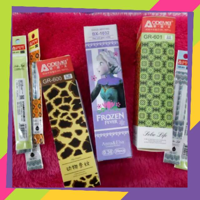 

Khusus Grosir Refill Pulpen Gel Karakter !!! ORDER HARUS KELIPATAN 20 pcs !!!