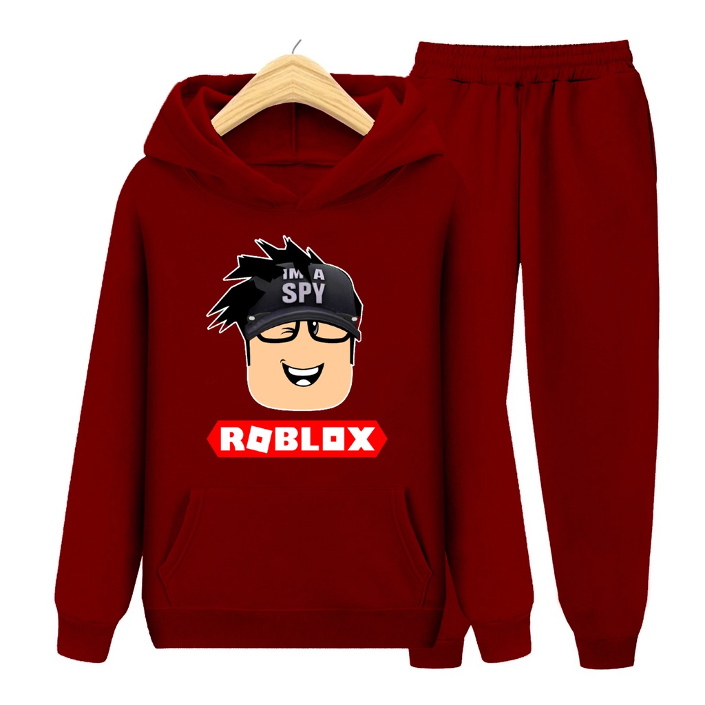 YMF - Setelan Sweater Hoodie Roblox | Anak-Remaja ( SET Hoodie - Roblox )®