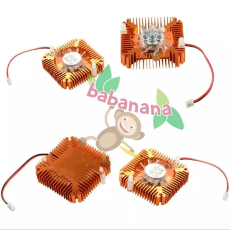 Heatsink vga 5.5x5.5x1.2cm cooling tembaga pendingin alumunium cooler