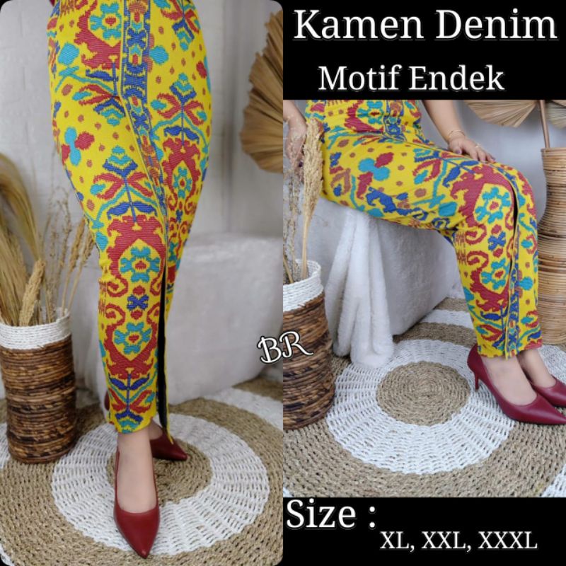 kamen jadi denim endek
