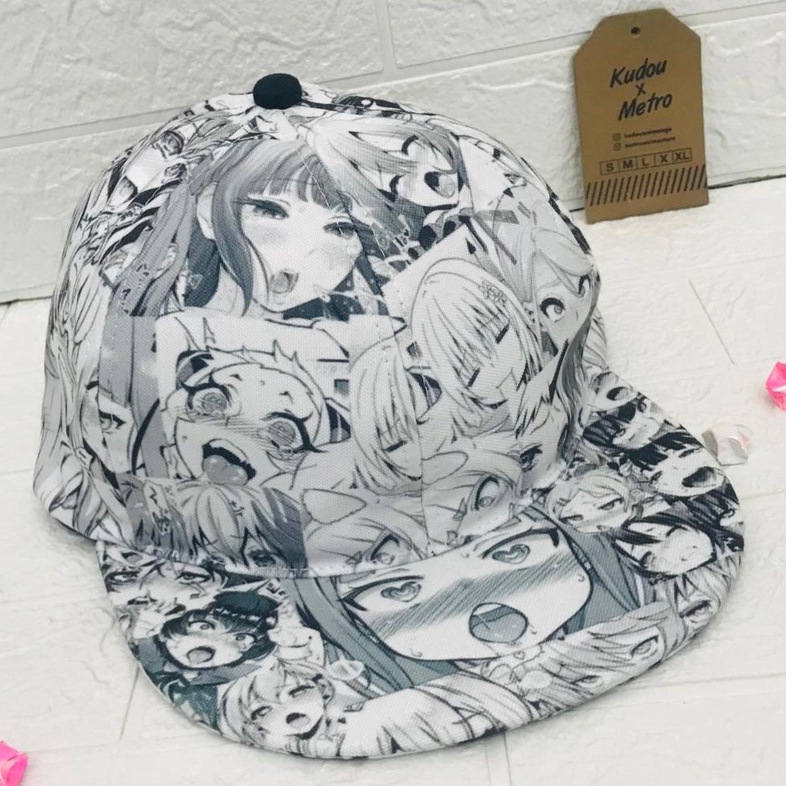 Snapback Ahegao Fullprint Lewd Manga