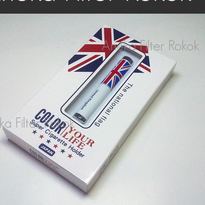 ♜ Pipa Filter Permanen | ZH15 Motif Bendera (mild+standard) ➣