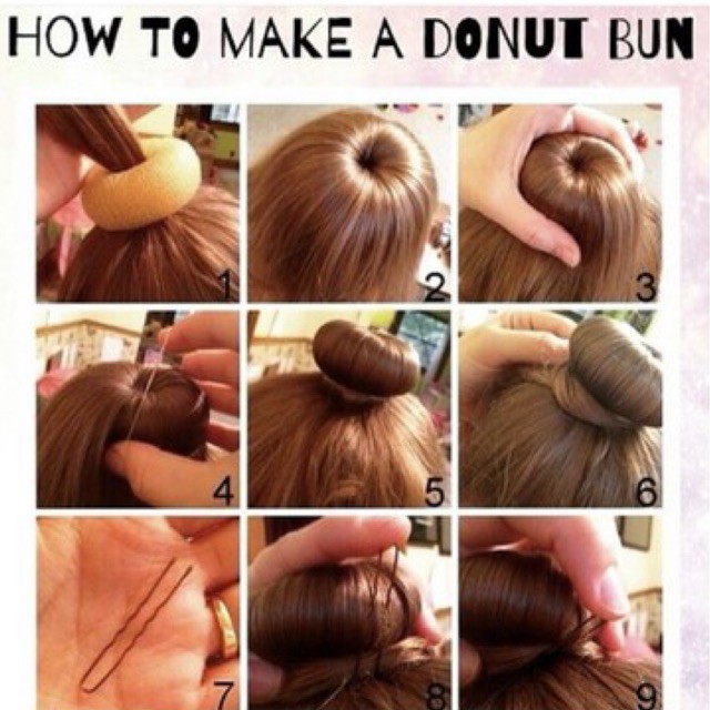 DONUT BUN/DONAT BUN/HAIRPIECE/CEPOL KOREA/SANGGUL FUNBUN/BUN HAIR/AKSESORIS RAMBUT/ACCESORIES HAIR