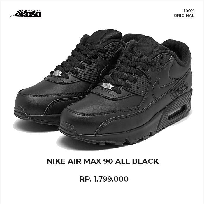 nike air max 90 full leather black