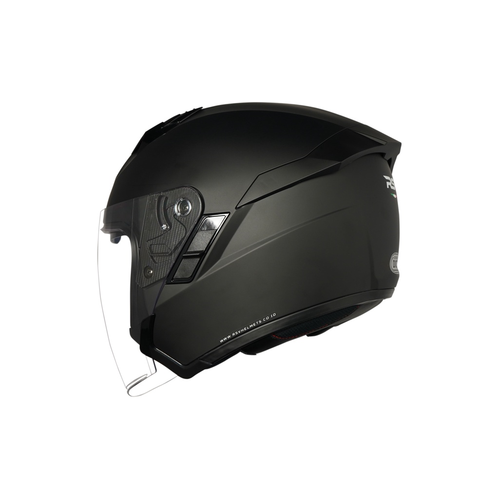 HELM RSV SV300 BLACK DOFF BUNDLING VISOR DARKSMOKE / IRIDIUM SILVER