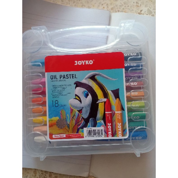 

Han Stationery Paket bundle Joyko isi Crayon isi 18,pensil 2b,penghapus putih lengkap