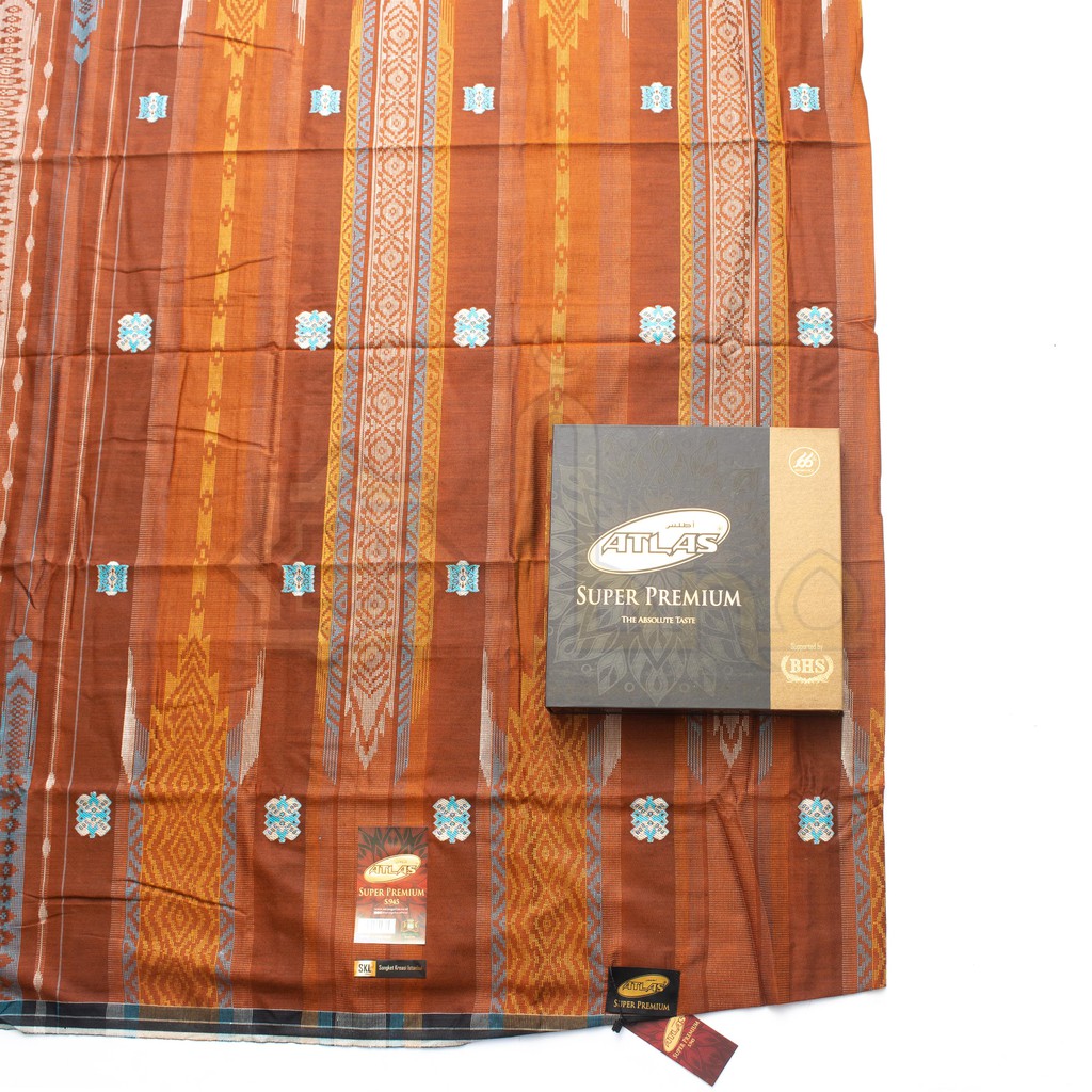 Sarung Atlas Super Premium 945 SKL Cokelat