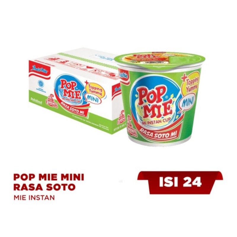 

EXP FEBRUARI 2025. Pop mie mini soto 1 dus isi 24 pcs