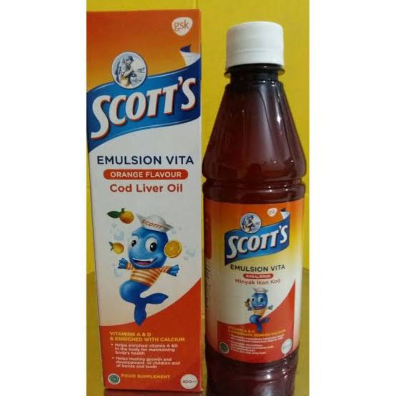 Scott's Emulsion Vitamin anak penambah nafsu makan