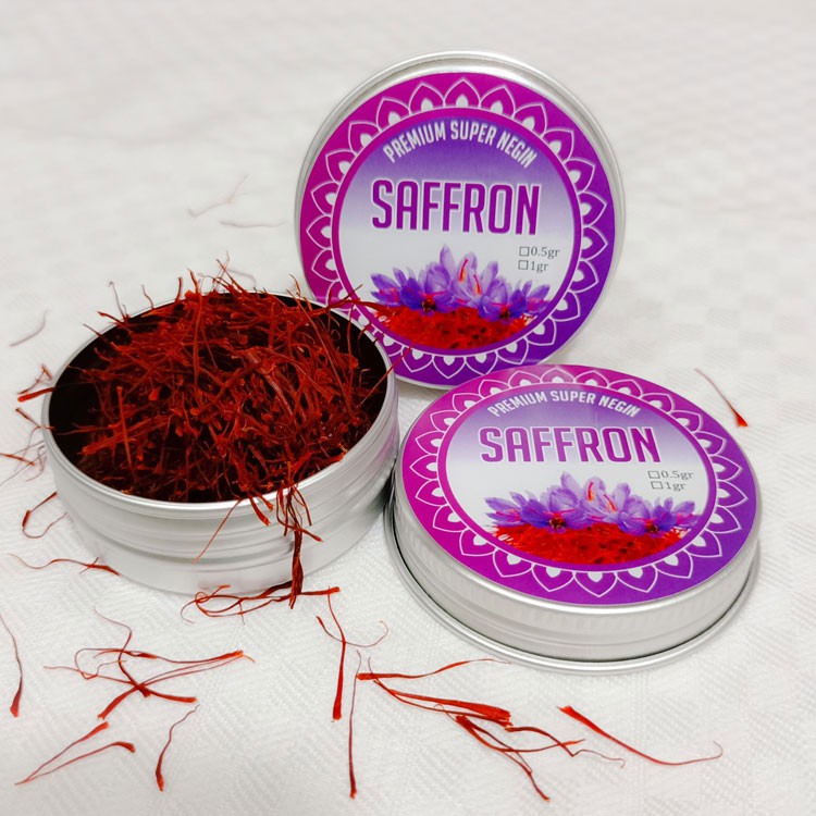 Saffron Bunga Safron 1 Gram Super Negin Murni Finest Quality Natural 100% Original