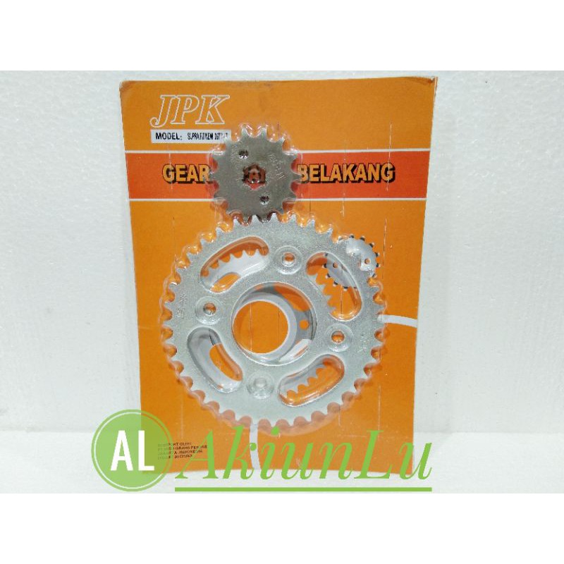 GEAR DEPAN BELAKANG SET HONDA SUPRA FIT NEW/KARISMA