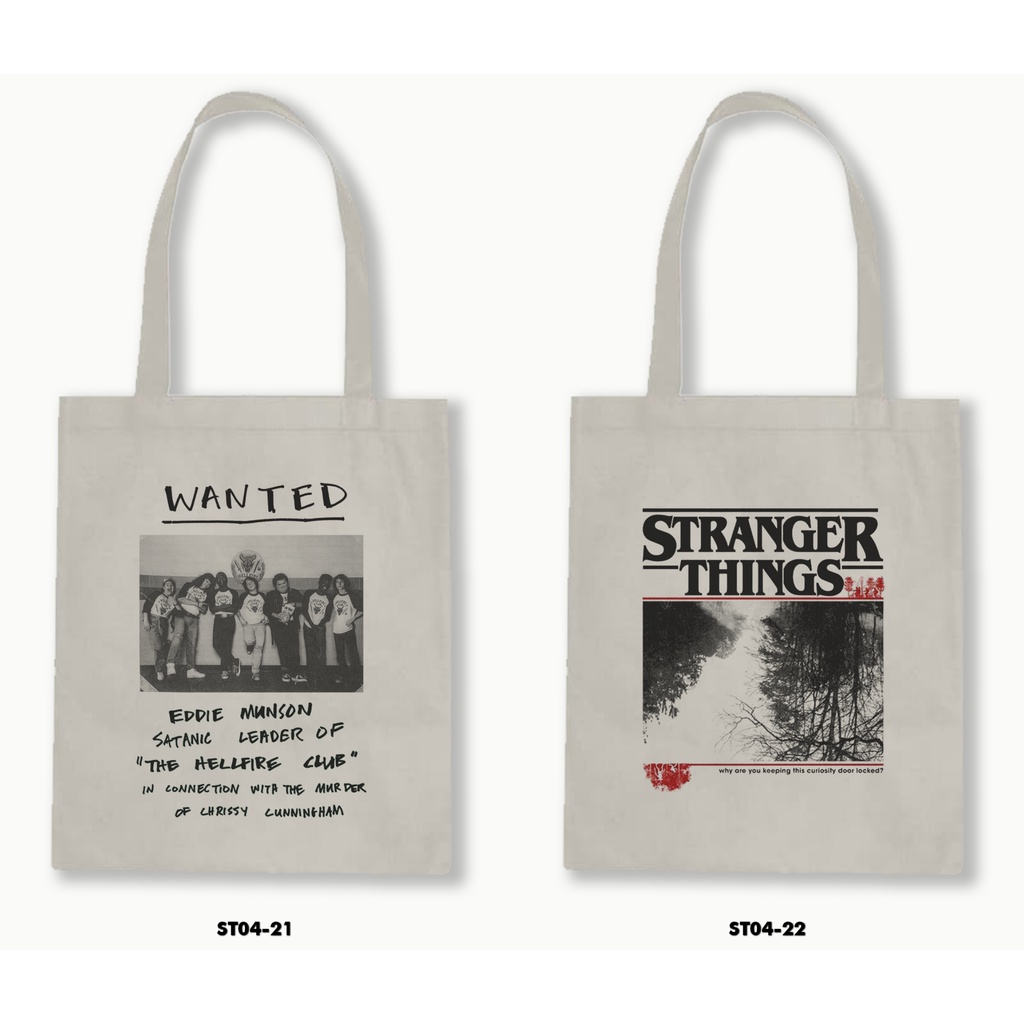 TOTE BAG RESLETING - STRANGER THINGS 4 - 04