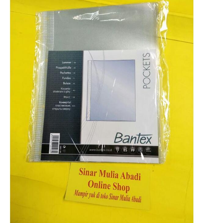 

[KODE 0797T] Kantong Pocket Binder Note Varian A5 dan B5 Plastik Loose Leaf / pak isi 10 lembar