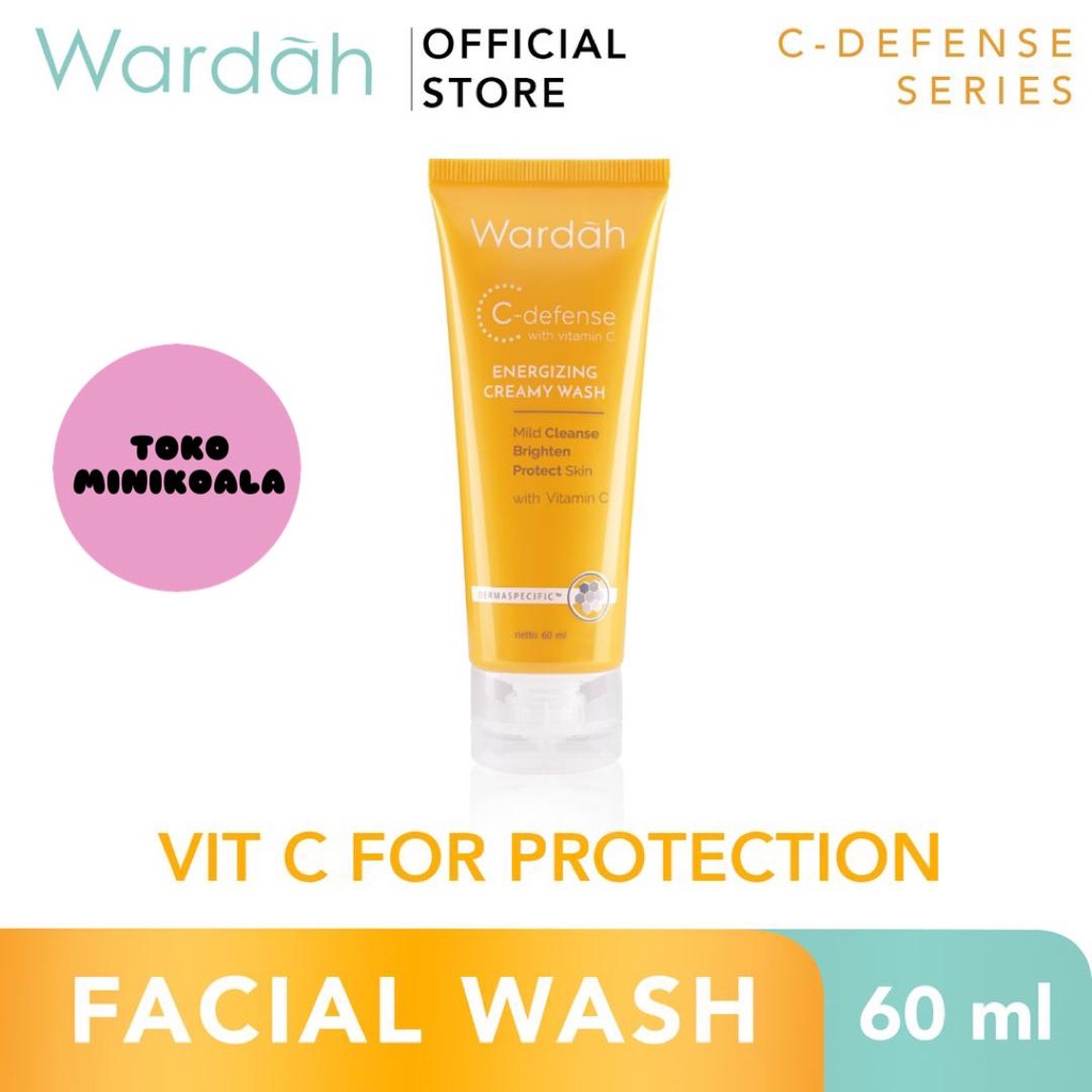 WARDAH C-DEFENSE energizing creamy wash WARDAH FACIAL FOAM