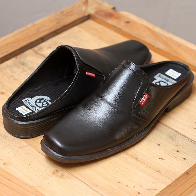 SLOP FAMOUS - EASTBROOK | Sepatu Slop Slip On Bustong Pria Casual Formal Kerja Original Murah