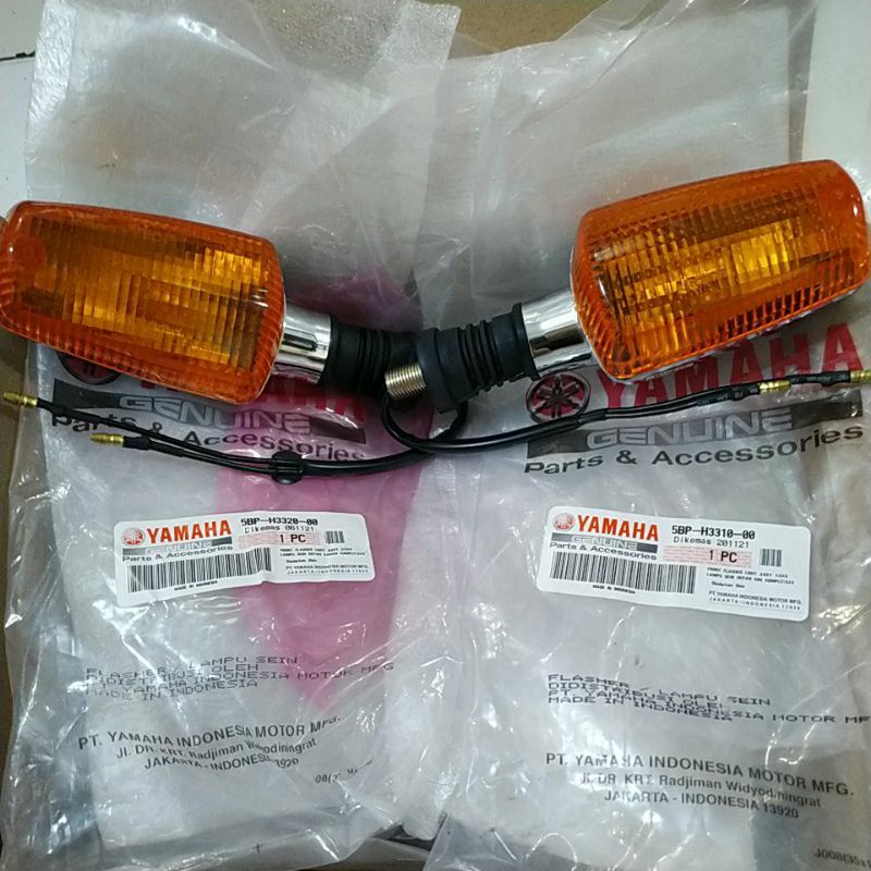 lampu sein depan assy 5BP-H3310-00, 5BP-H3320-00 Scorpio RXK RX-King NEW ORI 100% YGP