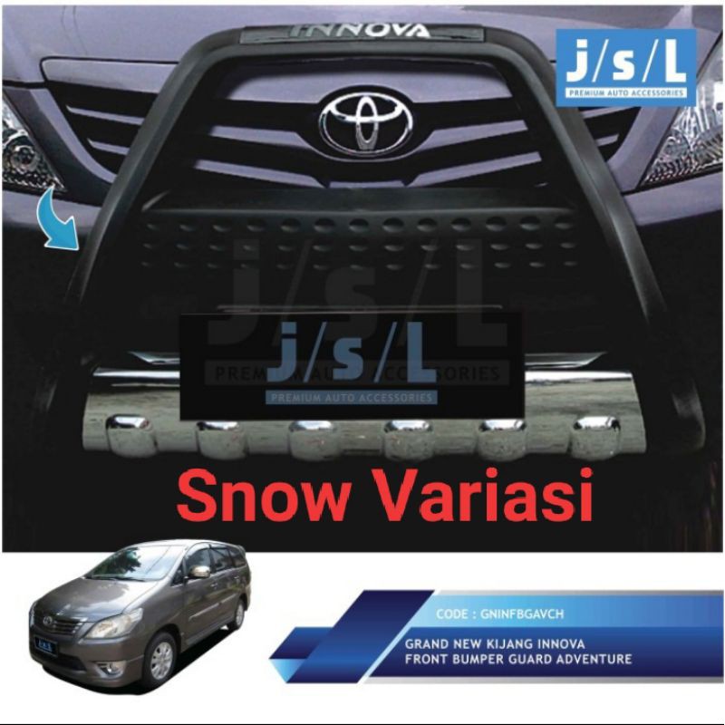 Kijang Innova front bumper guard adventure / tanduk depan JSL