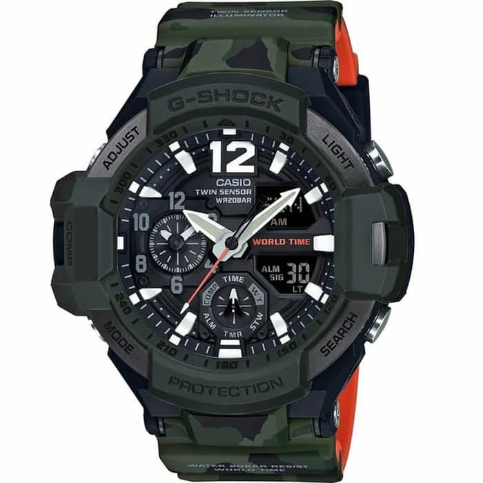 Casio G-Shock GA-1100SC-3A / GShock GA1100SC-3A Original  GARANSI