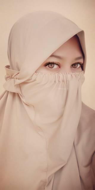 HIJAB MASKER KARET AYAT AYAT CINTA JERSEY JOYA PREMIUM