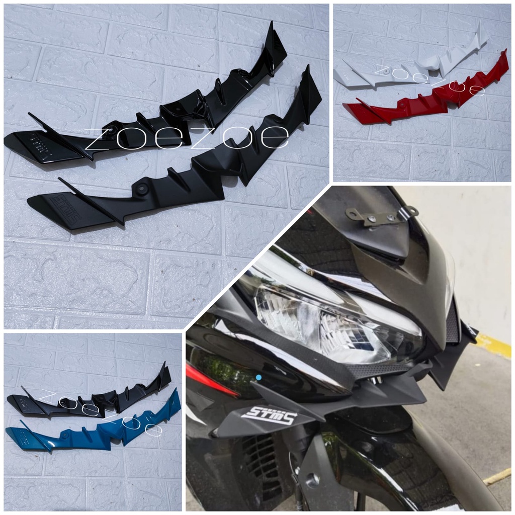 WINGLET NEW AEROX CONECTED PLASTIK ABS TANDUK DEPAN AEROX 2021