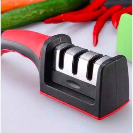 Pengasah Pisau Berkualitas Triple Head Alat Pengasah Pisau Knife Sharpener Swift Sharp High Quality