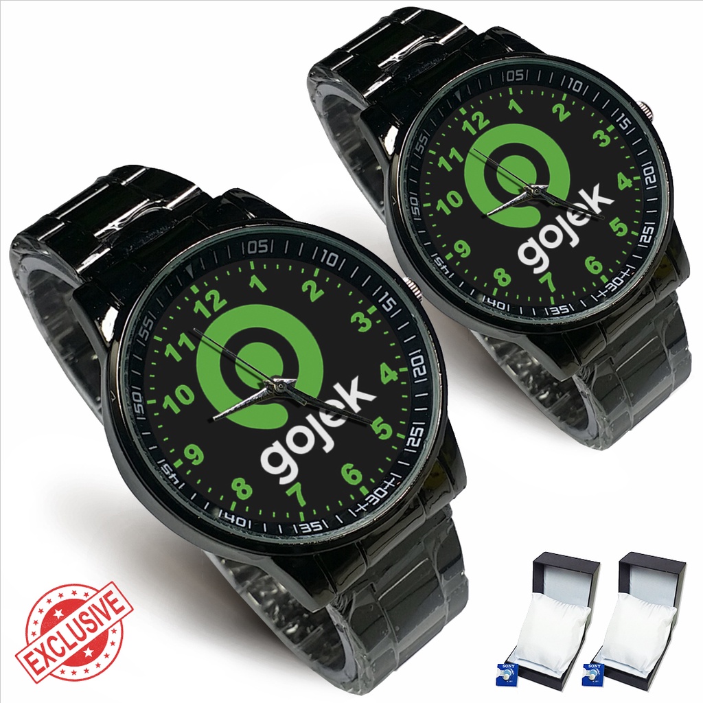 Jam Tangan Rantai Couple GOJEK INDONESIA 2 (Nice)