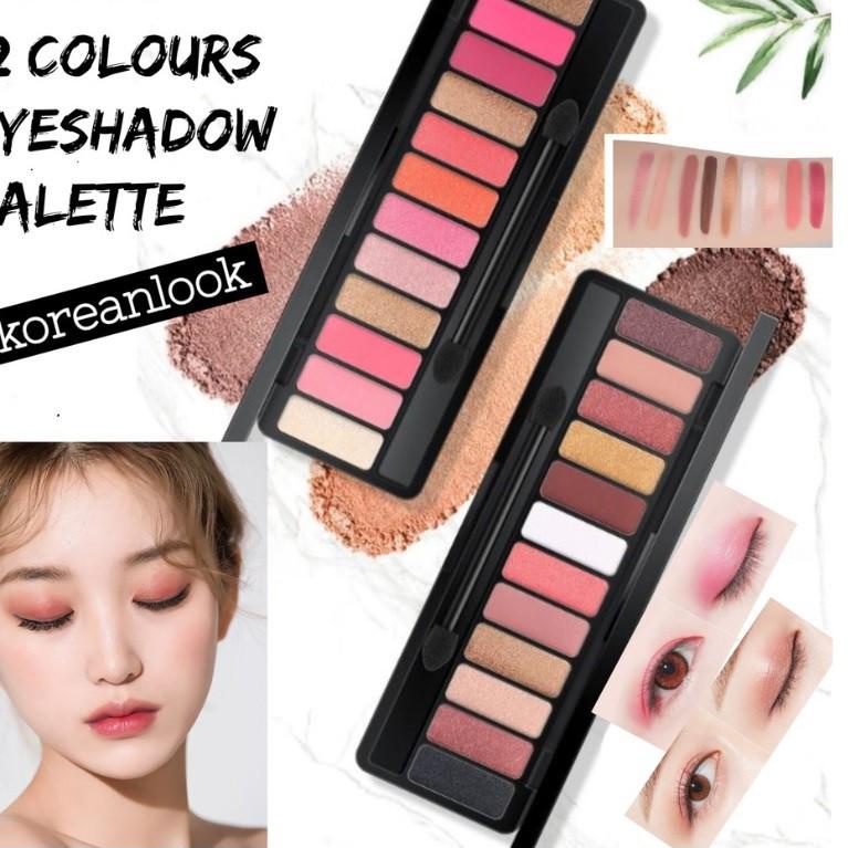0G 10 Warna Eyesha Lameila 10 Colour Palette Eyesha Play Color Eyes - Nude Color Eye sha Ter Make up