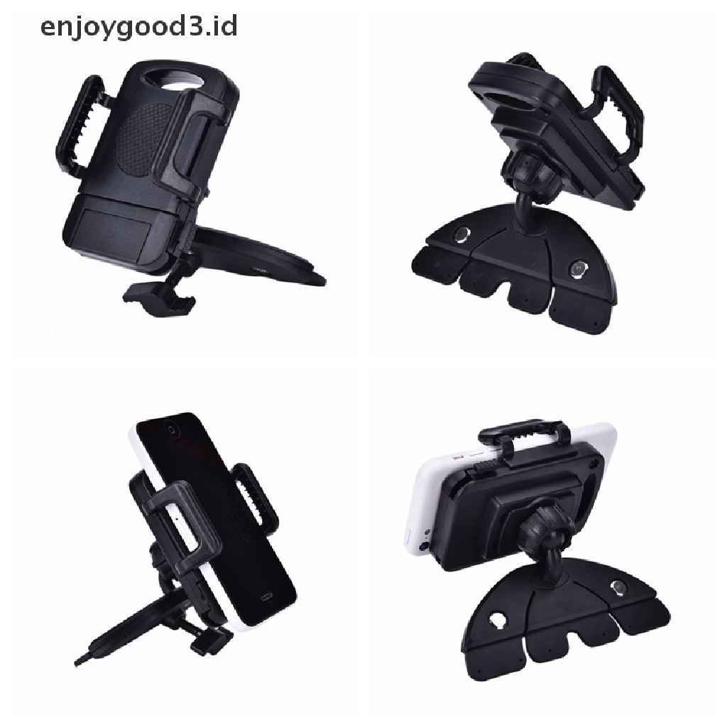 (Rready Stock) Bracket Dudukan Handphone iPhone Samsung Universal Untuk Slot CD Mobil