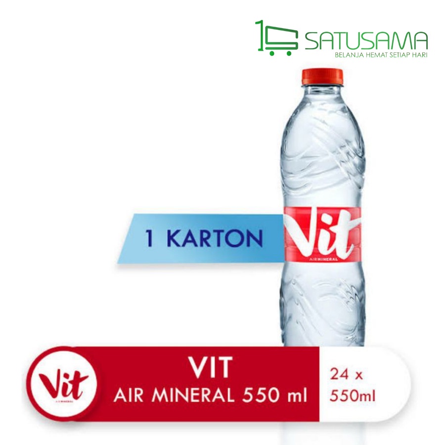 

VIT 550 ML 1 KARTON isi 24 Botol