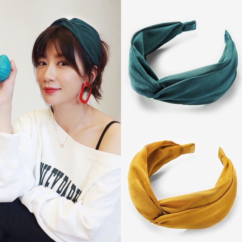 Bando Kain Wanita korea kualitas bagus / bando kain wanita simpul lebar