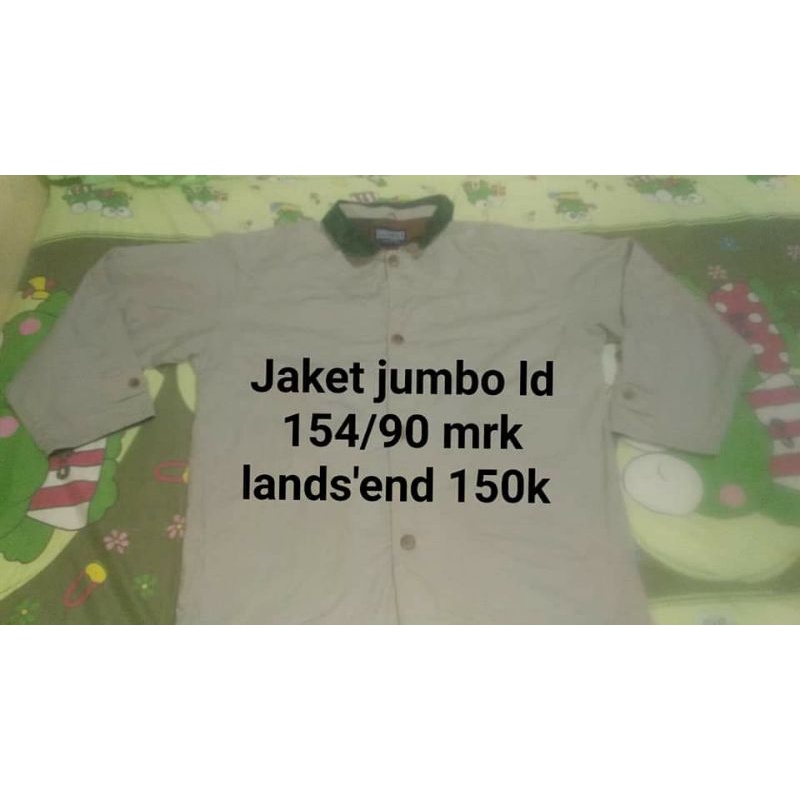 Preloved jaket pria jumbo ld 154 merk lands'end