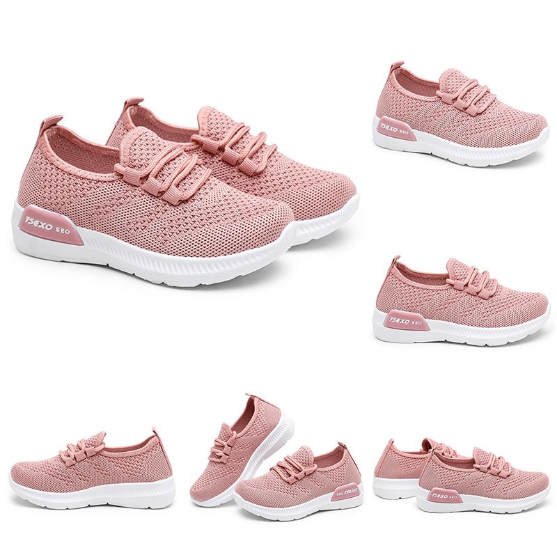 [GROSIR][COD] SEVEN_DAY SEPATU RAJUT SLIP ON SEPATU RAJUT ANAK-ANAK PINK WM2310