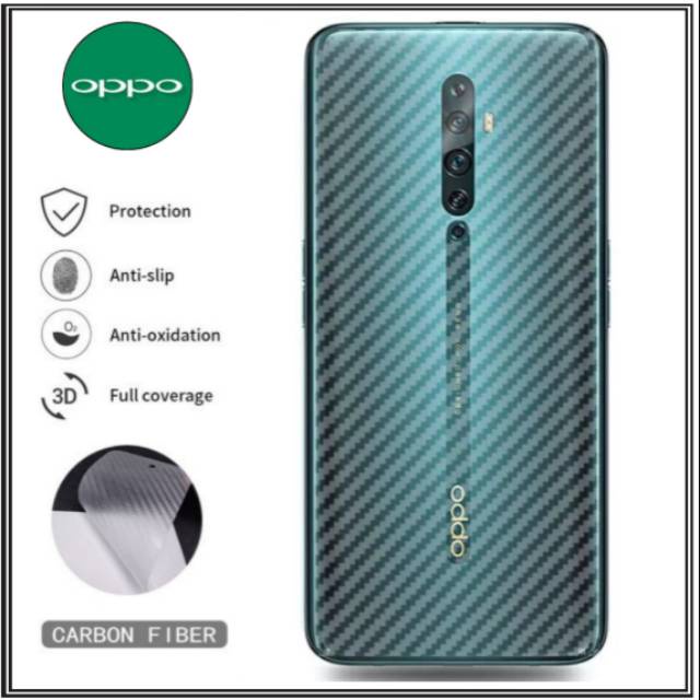 Back Skin Carbon Oppo Reno 2 - Skin Carbon Oppo Reno 2