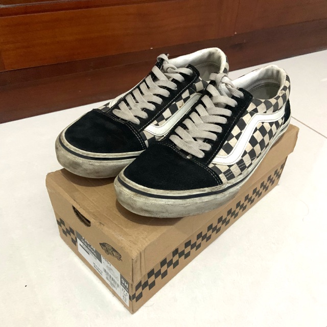 Vans Old Skool Checkerboard V36-38 Japan Market Original