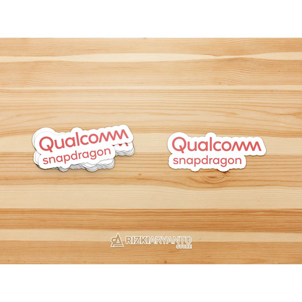 Sticker - Stiker Logo Qualcomm Snapdragon untuk PC Laptop HP dll